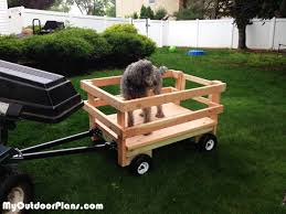 diy wagon for the riding mower