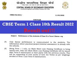 cbse cl 10th result 2022 get term 1