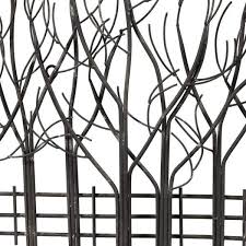 Luxenhome Metal Field Of Trees Wall Art
