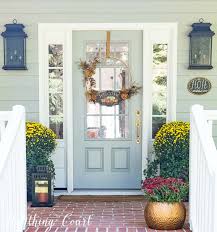 stunning front porch for fall