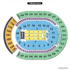 T Mobile Arena Las Vegas Nv Seating Chart View