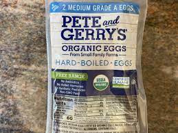 organic eggs hard boiled nutrition