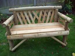 Two Seat Softwood Rustic Bench