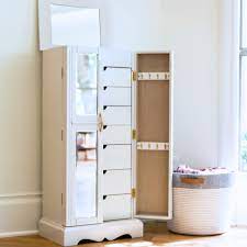 chelsea jewelry armoire white hives