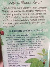 warning red raspberry leaf tea