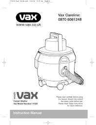 vax v 020 instruction manual page 4