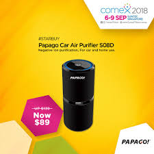 For more info, please call our toll free 88technic. Comex And Itshow Papago Car Air Purifier S08d Negative Ion Purification For Car And Home Use Price Deal At 89 From Up 139 While Stocks Last Buy This At Booth