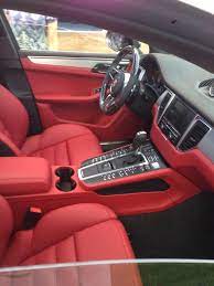 Red Leather Red Interior Car Red