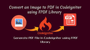 in codeigniter using fpdf library