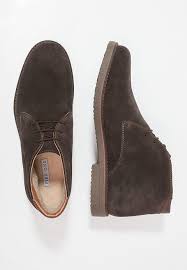 Size Guide Pier One Casual Lace Ups Dark Brown Suede Mens