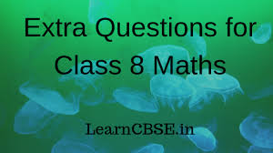 extra questions for class 8 maths