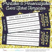 Printable Dinner Tickets Download Them Or Print