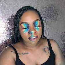rainbow drip makeup tutorial tiff