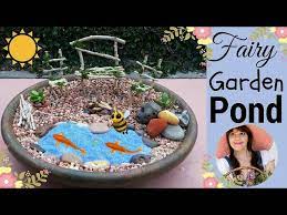 Fairy Garden Pond Diy