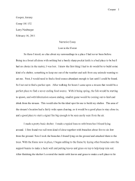 an adventurous trip essay narrative essay lost in the forest