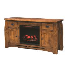 Canyon Console Fireplace Amish