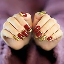 The combo of nail art and gold foil is a winning one if you wish to end up with gold foil gorgeous nails. Cheap Acrylic Nails Red Find Acrylic Nails Red Deals On Line At Alibaba Com