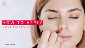 how to apply base makeup goldy