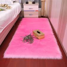 60 120cm soft sheepskin plush carpet