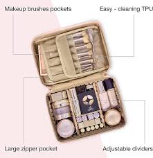 makeup bag bagsmart travel makeup case