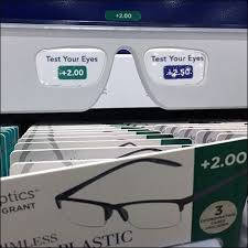 Foster Grant Reading Glasses Built In Eye Test Fixtures