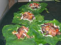 traditional tongan sunday dish lu pulu