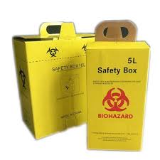 15l cal biohazard cardboard paper