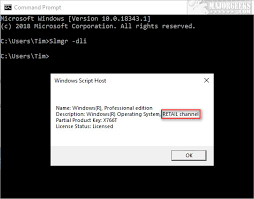 You can find out the version number of your windows version as follows: How To Check If Your Windows License Is Retail Oem Or Volume Majorgeeks