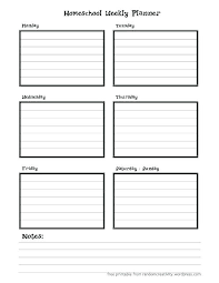 College Assignment Planner Template