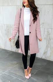 Classic Pink Coat And A Style For The