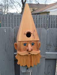 Male Gnome Birdhouse With Flush Mount