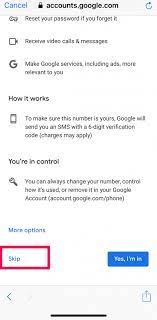 how to use gmail without a phone number