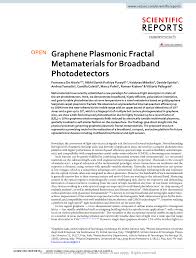 pdf graphene plasmonic fractal