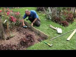 how to install log roll edging