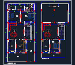 House Floor Plan 30 X65 Dwg File
