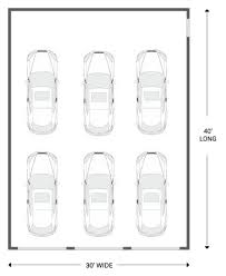 5 6 Car Garage Plans Size