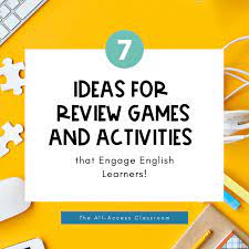 7 ideas for review games and activities