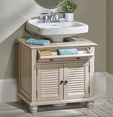 pedestal sink storage organize your life