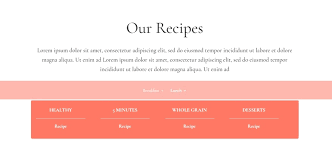 How To Create A Mega Menu For Your Recipes Page Using Divis Food