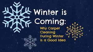 winter carpet cleaning is the best time