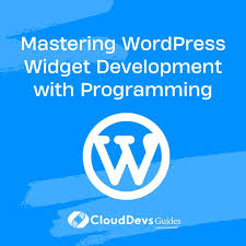 mastering wordpress widget development