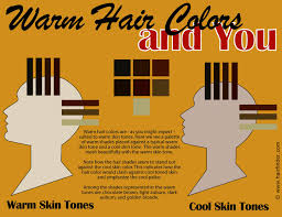 cool and warm hair colors