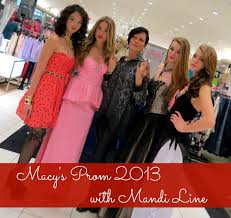macy s prom event 2016 with mandi line