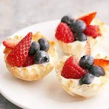 Wait for at least 30 minutes and as much as 2 hours for the dough to set. Berry Phyllo Tarts Desserts Dessert Recipes Strawberry Recipes