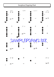 Saxophone Fingering Chart Pdf Free 2 Pages