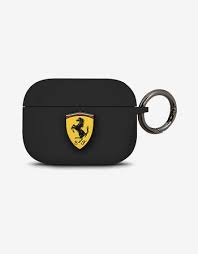 Free delivery on eligible first order. Ferrari Black Silicone Case With Metal Ring For Pro Airpods Unisex Ferrari Store