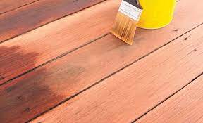 how to stain and finish timber