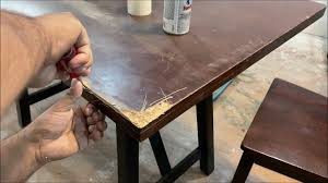 how to repair particle board furniture