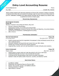 Cover Letter Entry Level Accounting Entry Level Accounting