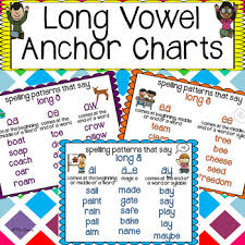 Long Vowel Anchor Charts